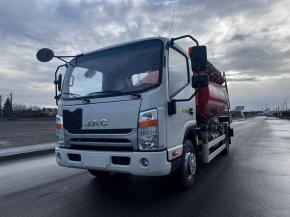 Автотопливозаправщик JAC N 90S 4х2 бочка 6 куб м 2 секции