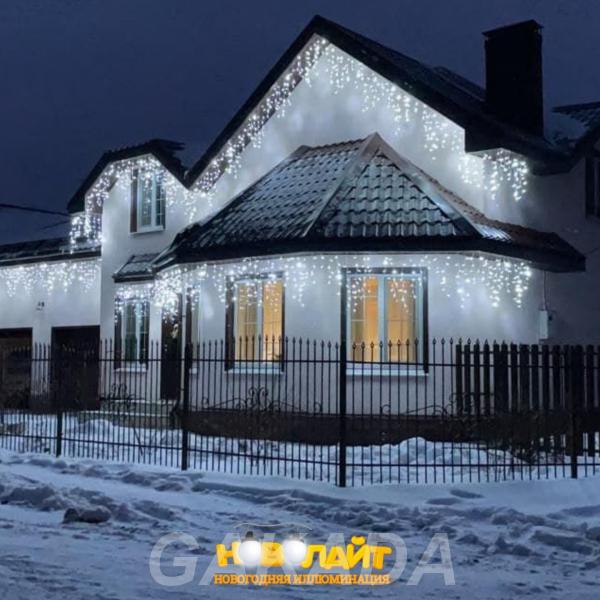 Новогоднее украшение домов сказка которая может стать быль,  Ростов-на-Дону