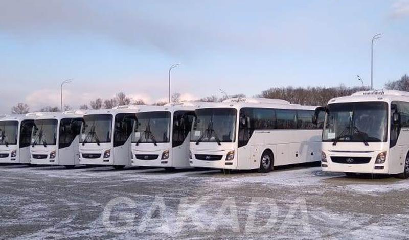 Туристический автобус Hyundai Universe Space Luxury Euro V, Вся Россия