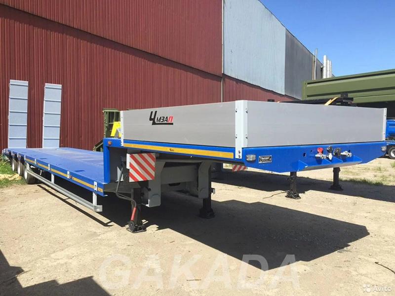 Полуприцеп трал тяжеловоз ЧМЗАП грузоподъёмность 40 тонн, Вся Россия