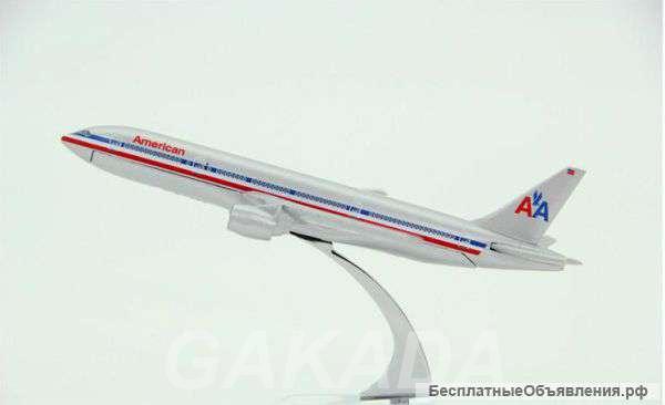 Модель самолёта American Airlines Boeing 777,  Липецк