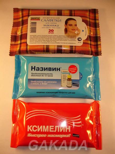 Производства салфеток в пачке до 100 шт,  Москва