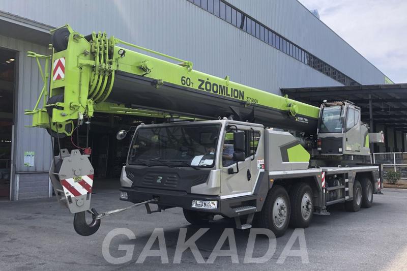 Автокран ZOOMLION ZTC600V 8х4 Euro V грузоподъёмность 60 т, Вся Россия
