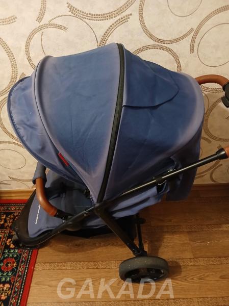 Коляска книжка синий цвет